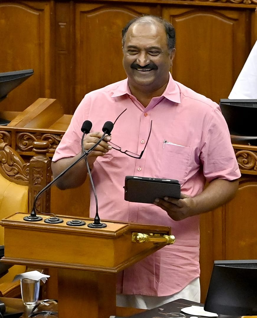 Budget_reading_K_N_Balagopal KN Balagopal